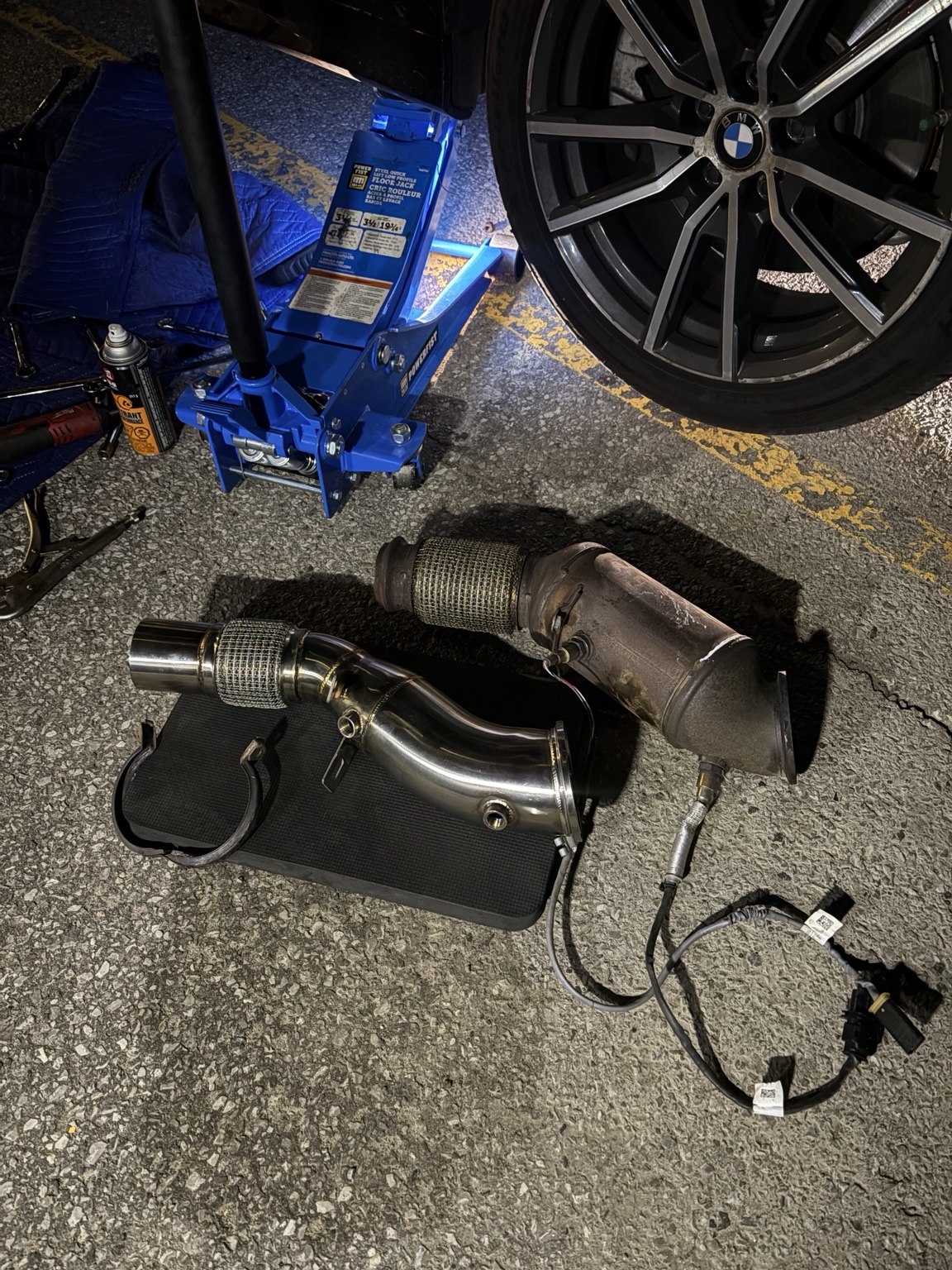 BMW downpipe replacement parts