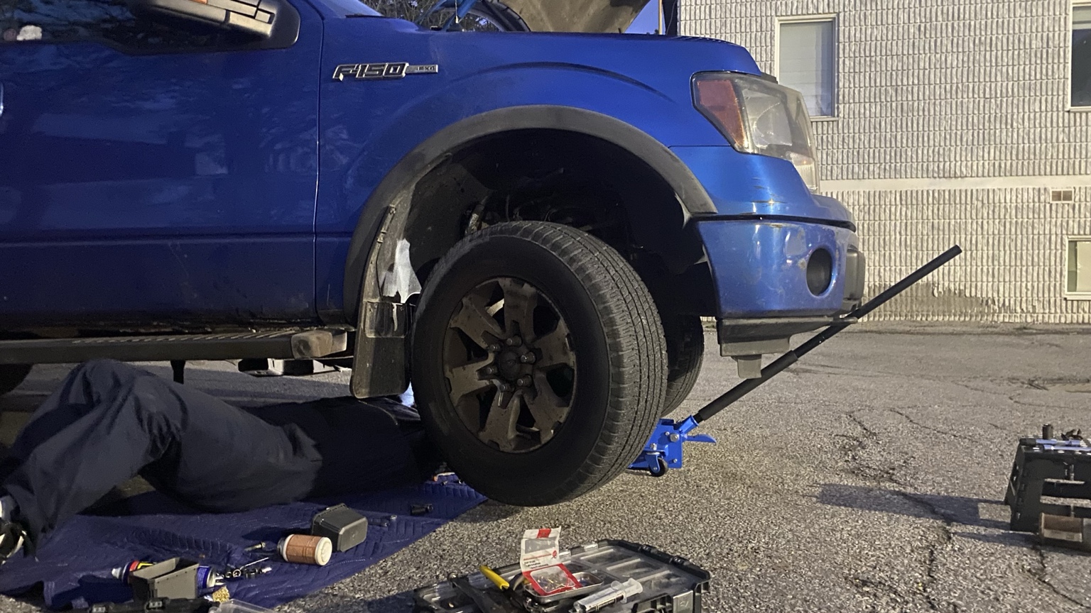 Old starter and new starter replacement